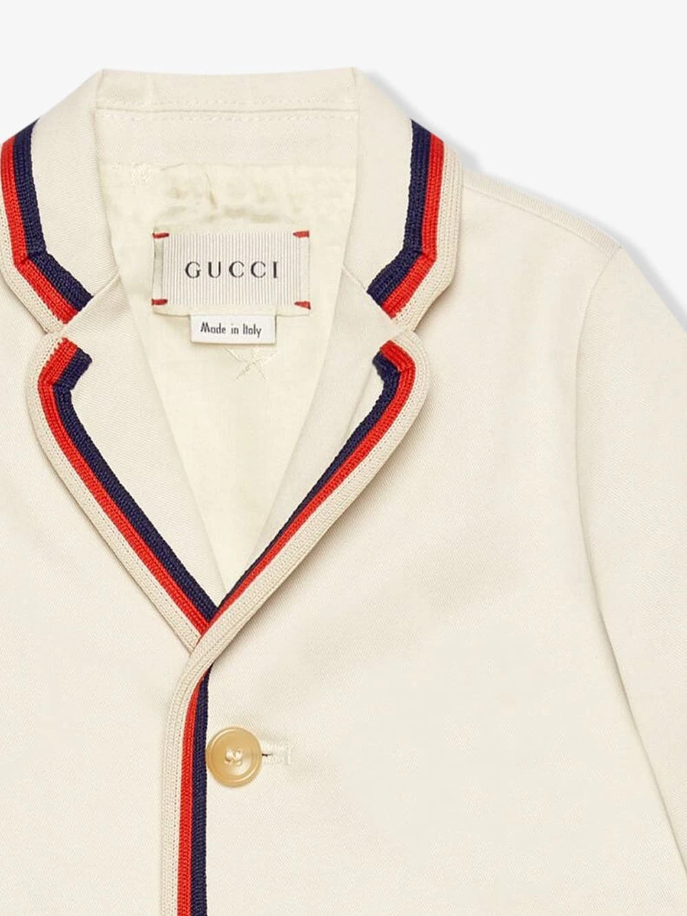 Børn Gucci Kids Blazer I Strækbart Bomuld 3 Børn Gucci Kids Blazer I Strækbart Bomuld - Image 3