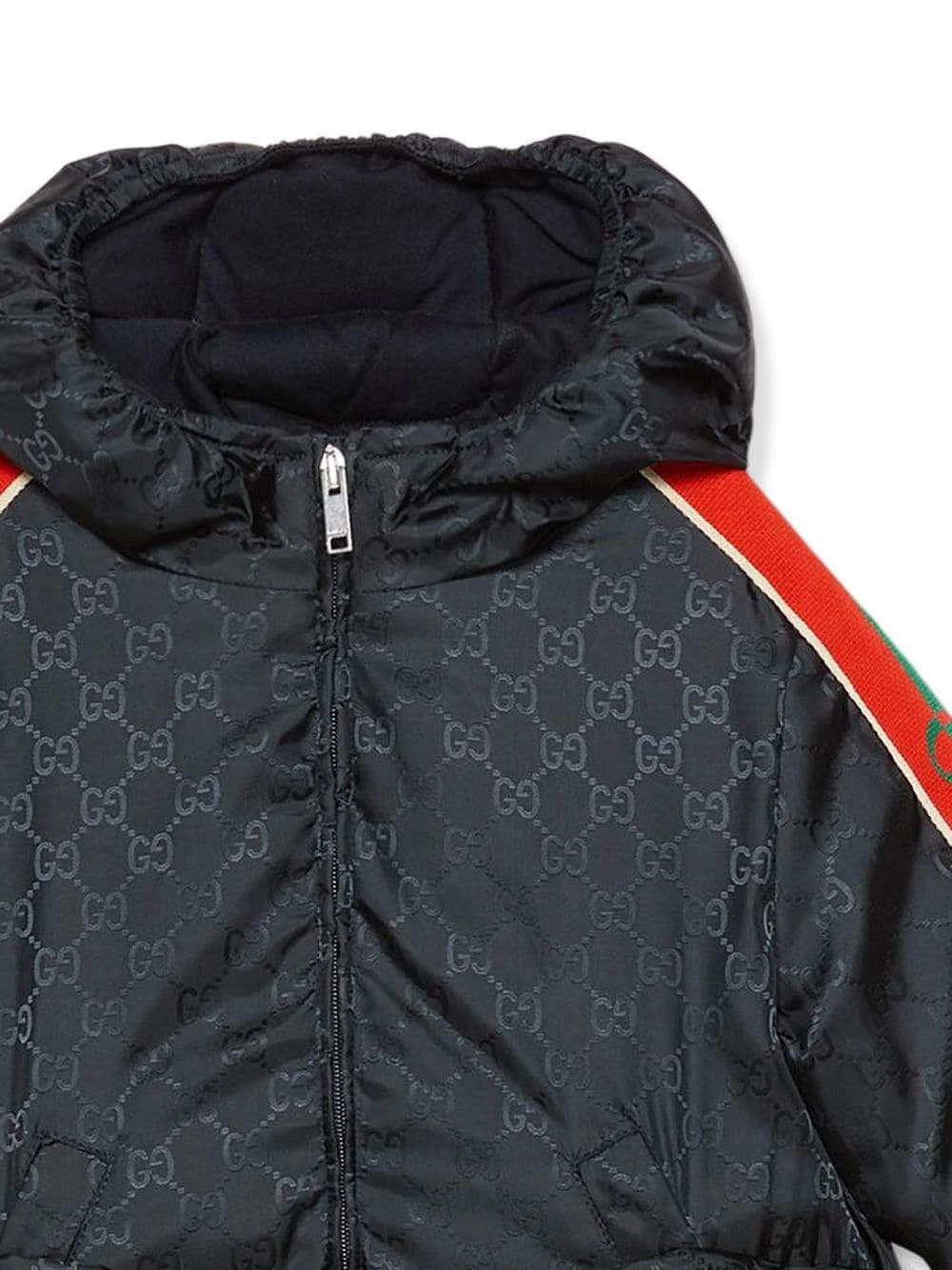 Børn Gucci Kids Dunjakke Med Supreme-tryk 3 Børn Gucci Kids Dunjakke Med Supreme-tryk - Image 3