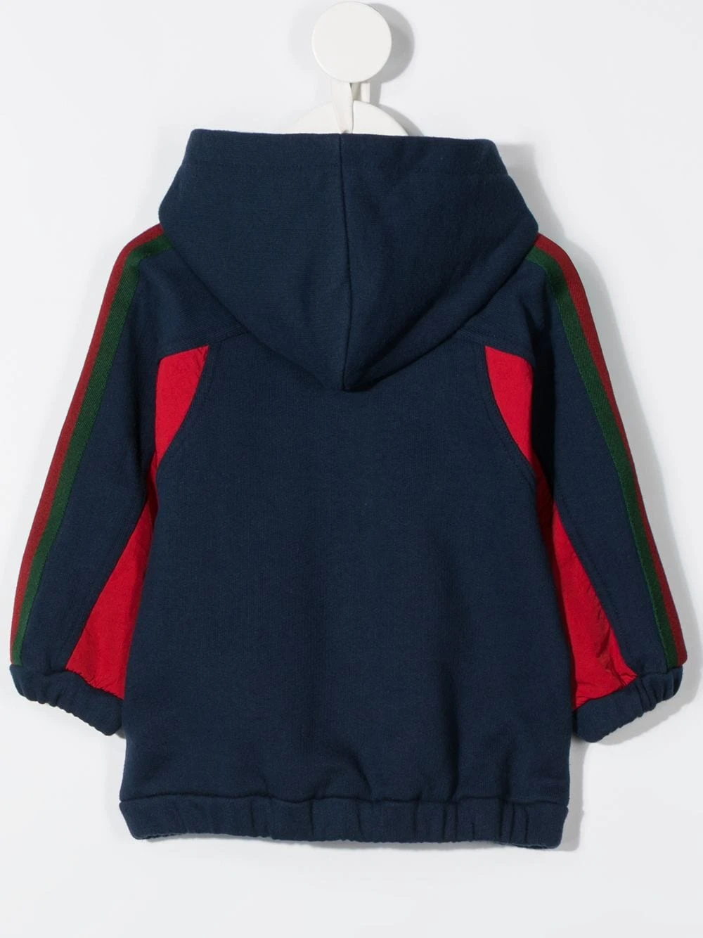 Børn Gucci Kids Web-stribet Jakke Med Hætte Og Lynlås 2 Børn Gucci Kids Web-stribet Jakke Med Hætte Og Lynlås - Image 2