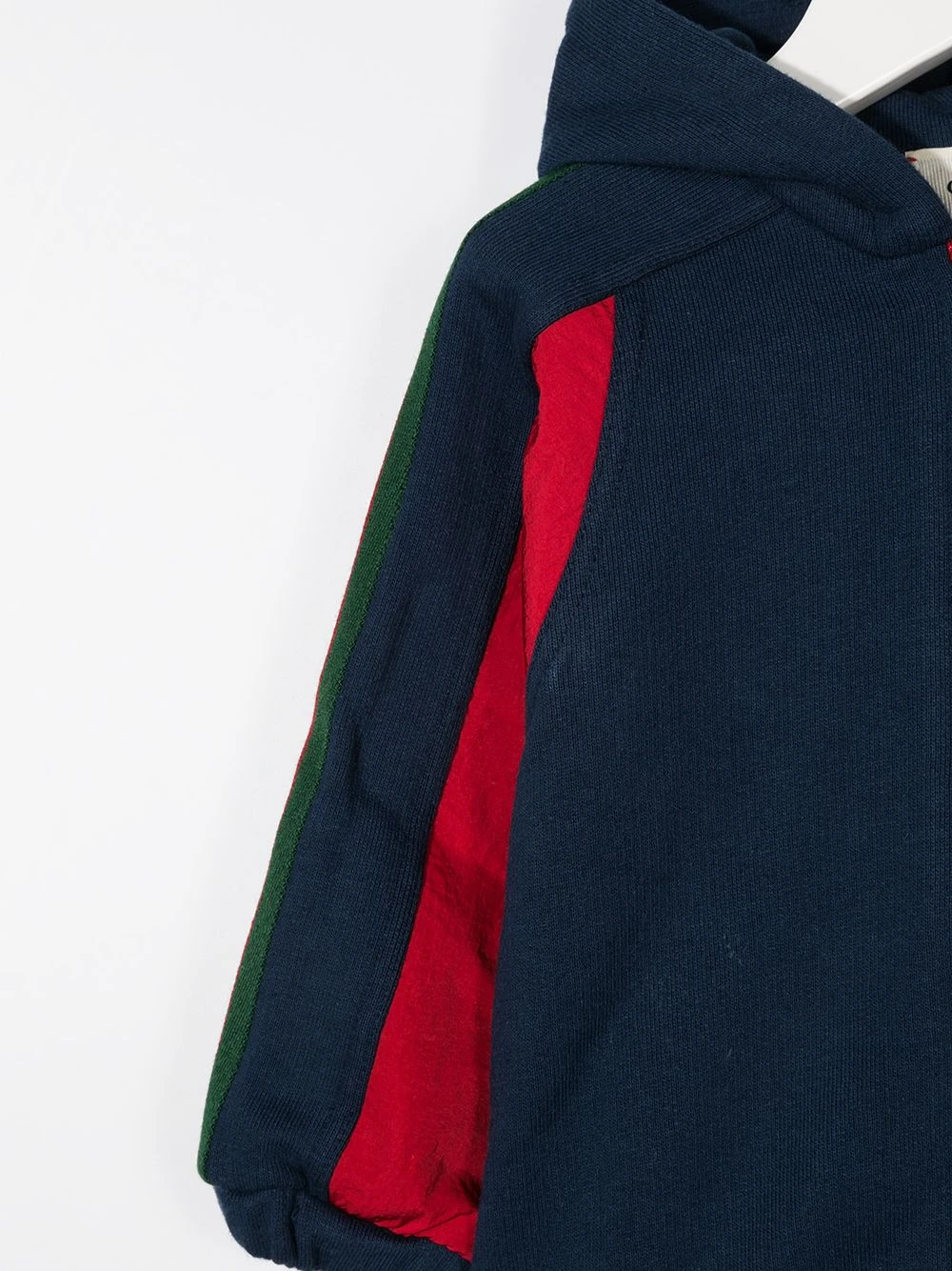 Børn Gucci Kids Web-stribet Jakke Med Hætte Og Lynlås 3 Børn Gucci Kids Web-stribet Jakke Med Hætte Og Lynlås - Image 3