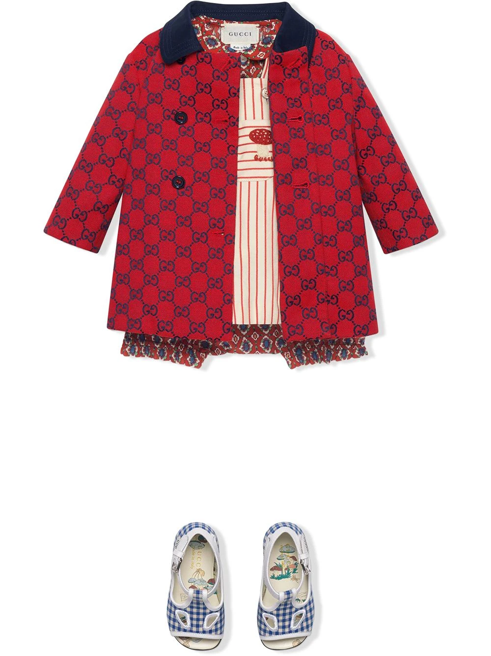 Børn Gucci Kids GG Supreme Frakke I Lærred 2 Børn Gucci Kids GG Supreme Frakke I Lærred - Image 2