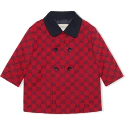 Børn Gucci Kids GG Supreme Frakke I Lærred