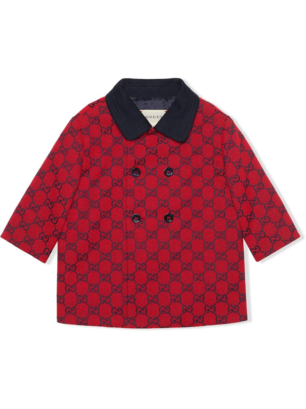 Børn Gucci Kids GG Supreme Frakke I Lærred 1 Børn Gucci Kids GG Supreme Frakke I Lærred