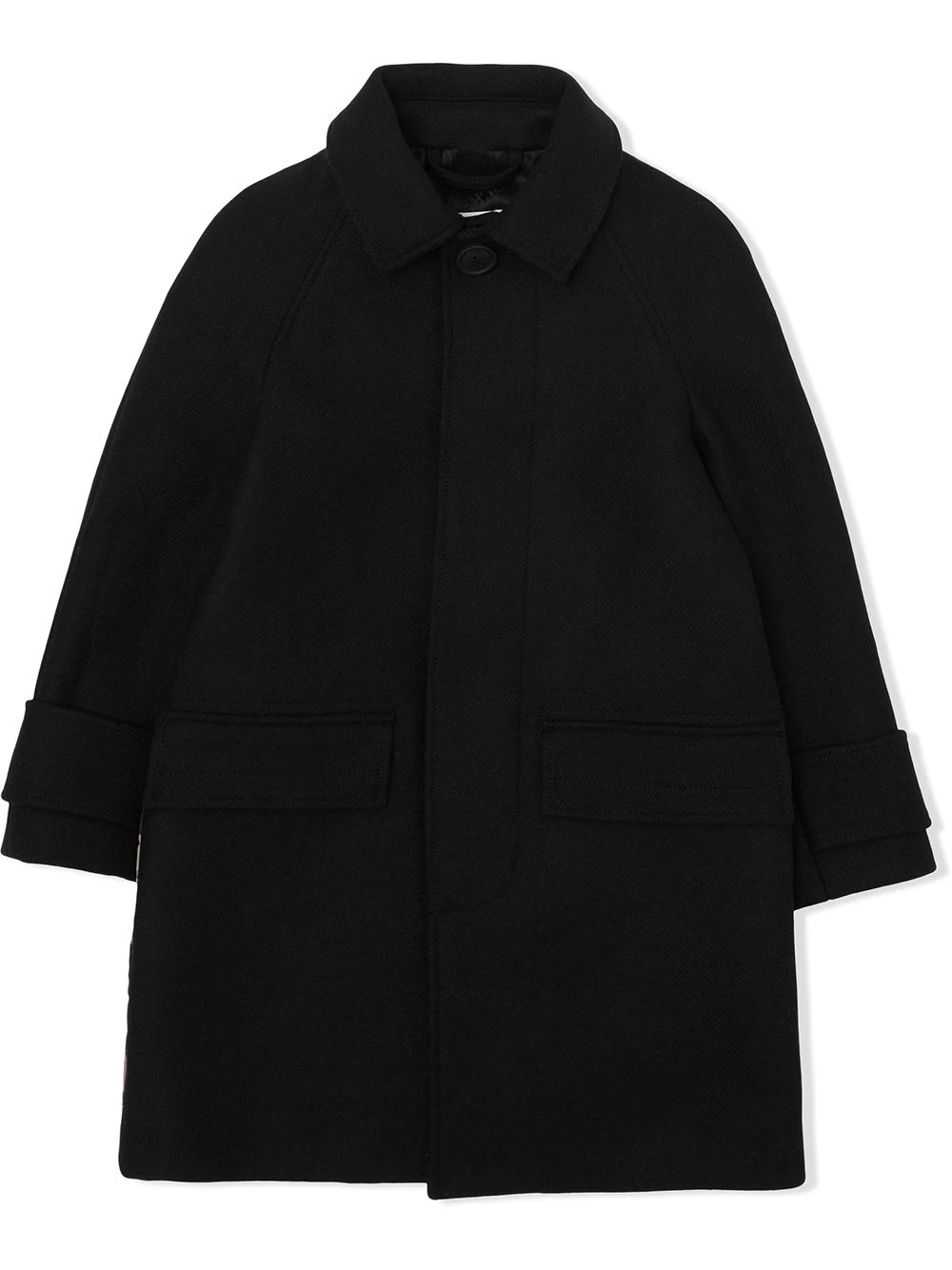 Børn Burberry Kids TEEN Frakke Med Skjult Lukning 1 Børn Burberry Kids TEEN Frakke Med Skjult Lukning