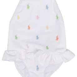 Børn Ralph Lauren Kids Badeshorts Med Polo Pony-broderi