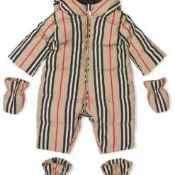 Børn Burberry Kids Flyverdragt Med Ikonisk-stribe -Stella shop 16758938 33391076 1000
