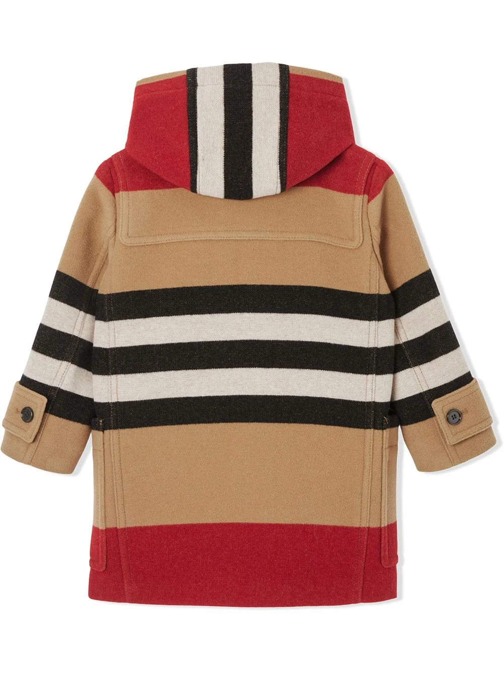 Børn Burberry Kids Duffle-frakke Med Ikonisk-stribe 3 Børn Burberry Kids Duffle-frakke Med Ikonisk-stribe - Image 3