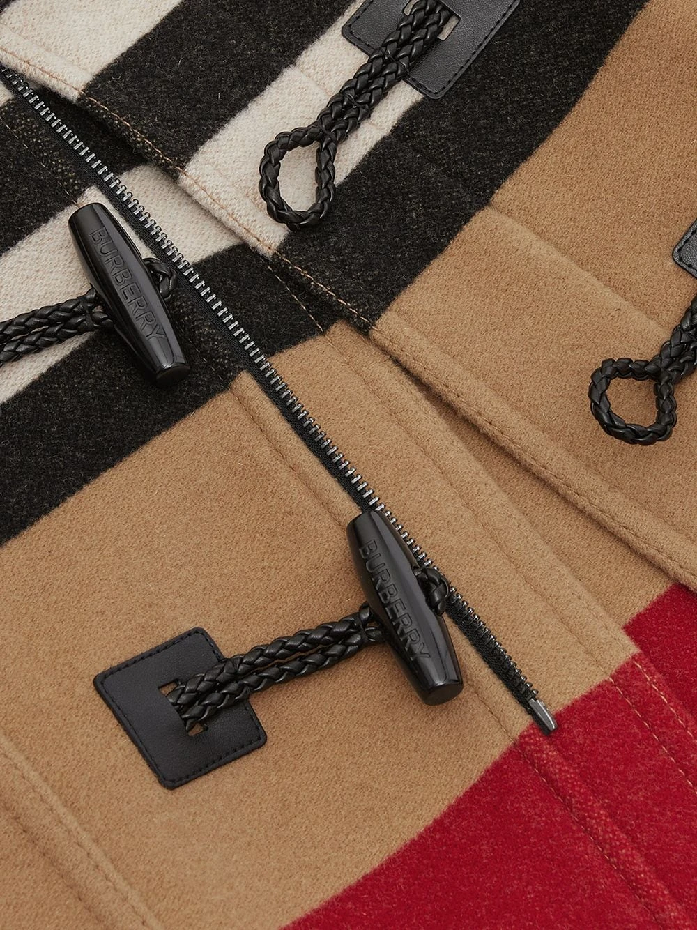 Børn Burberry Kids Duffle-frakke Med Ikonisk-stribe 4 Børn Burberry Kids Duffle-frakke Med Ikonisk-stribe - Image 4