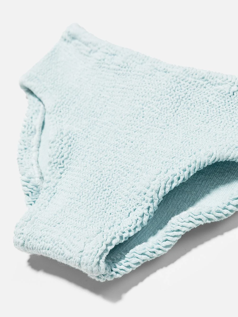 Børn Hunza G Kids Seersucker Bikiniunderdel 4 Børn Hunza G Kids Seersucker Bikiniunderdel - Image 4