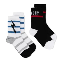 Børn Givenchy Kids Ankelstrømper I Intarsia-strik