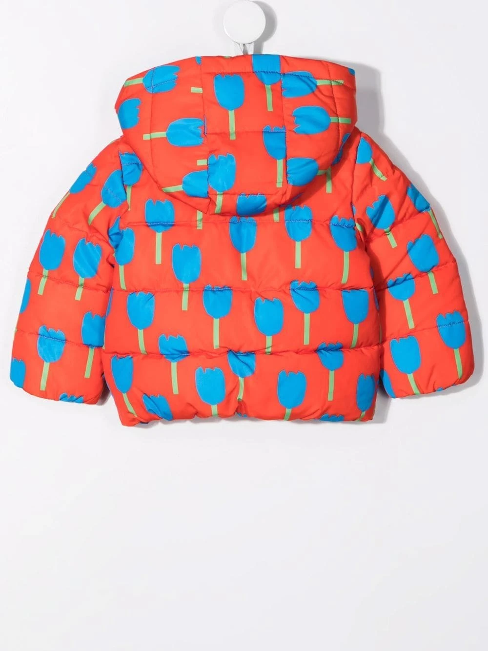 Børn Stella McCartney Kids Blomstret Dynejakke Med Hætte 2 Børn Stella McCartney Kids Blomstret Dynejakke Med Hætte - Image 2