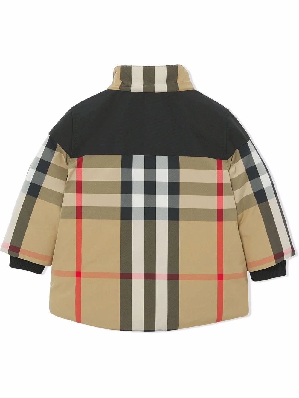 Børn Burberry Kids Ternet Jakke Med Aftagelig Hætte 3 Børn Burberry Kids Ternet Jakke Med Aftagelig Hætte - Image 3