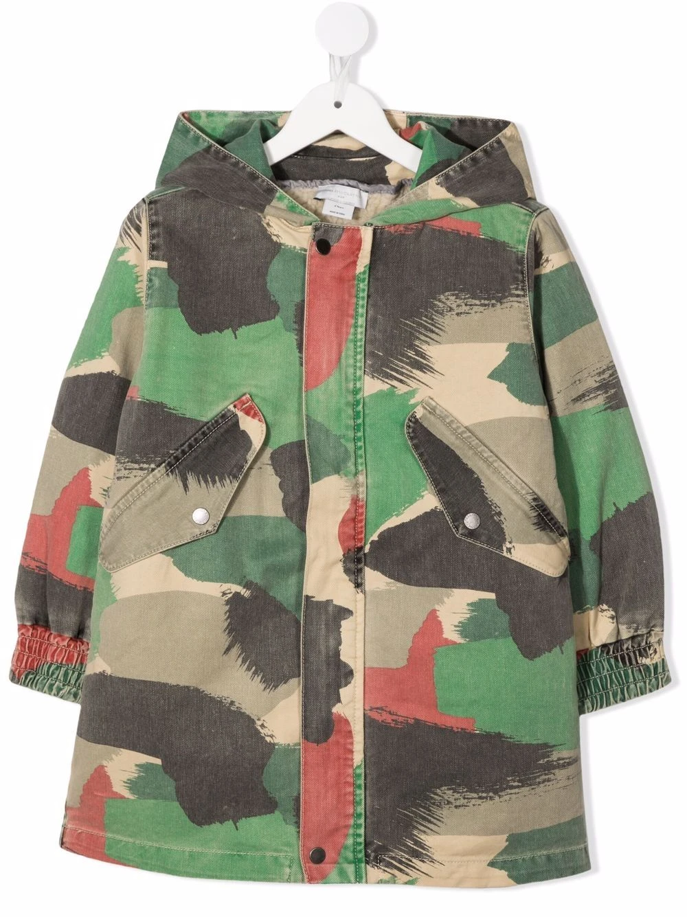 Børn Stella McCartney Kids Frakke Med Kamuflagetryk 1 Børn Stella McCartney Kids Frakke Med Kamuflagetryk