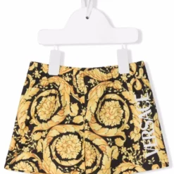 Børn Versace Kids Shorts Med Baroktryk