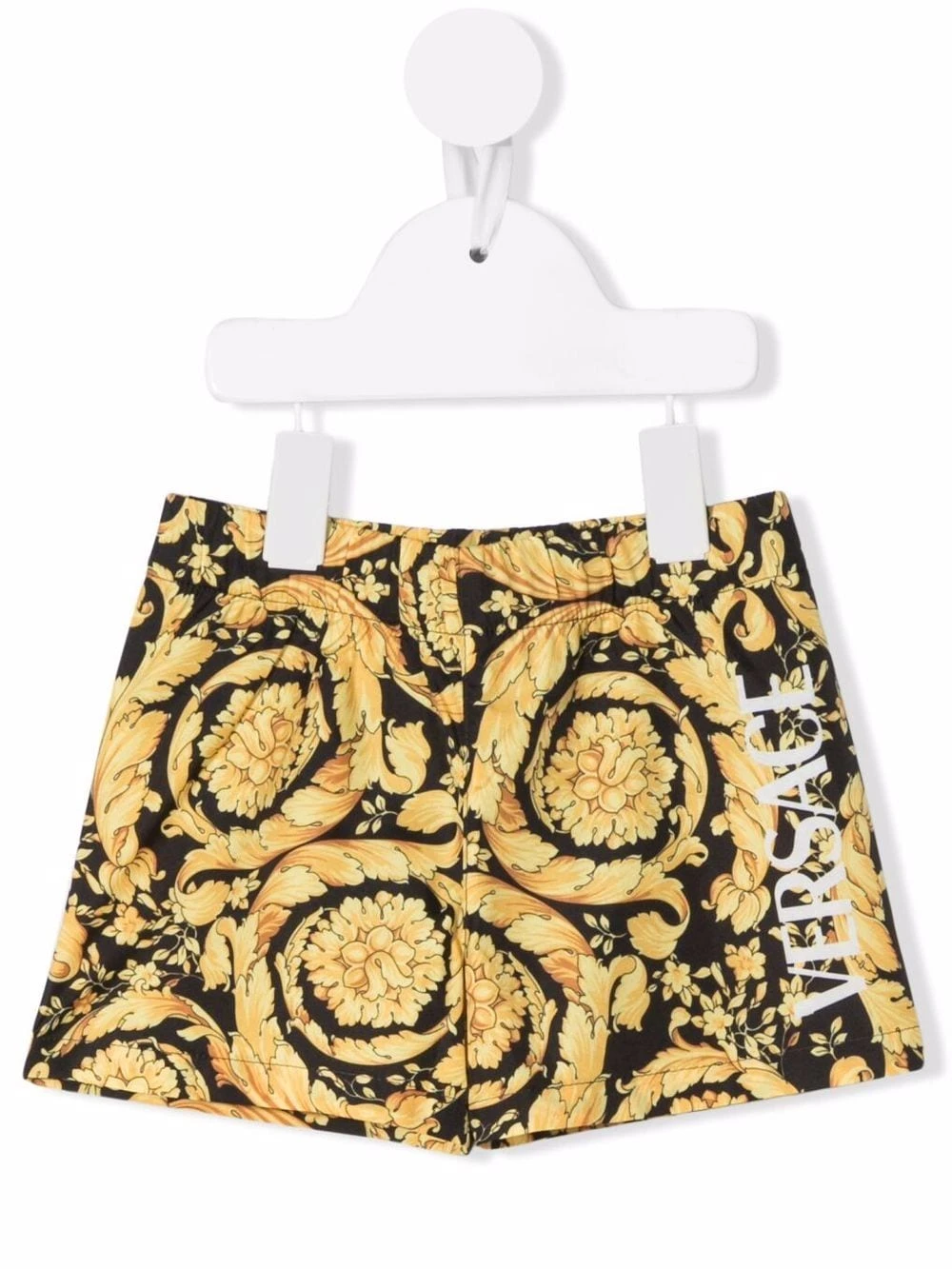 Børn Versace Kids Shorts Med Baroktryk 1 Børn Versace Kids Shorts Med Baroktryk