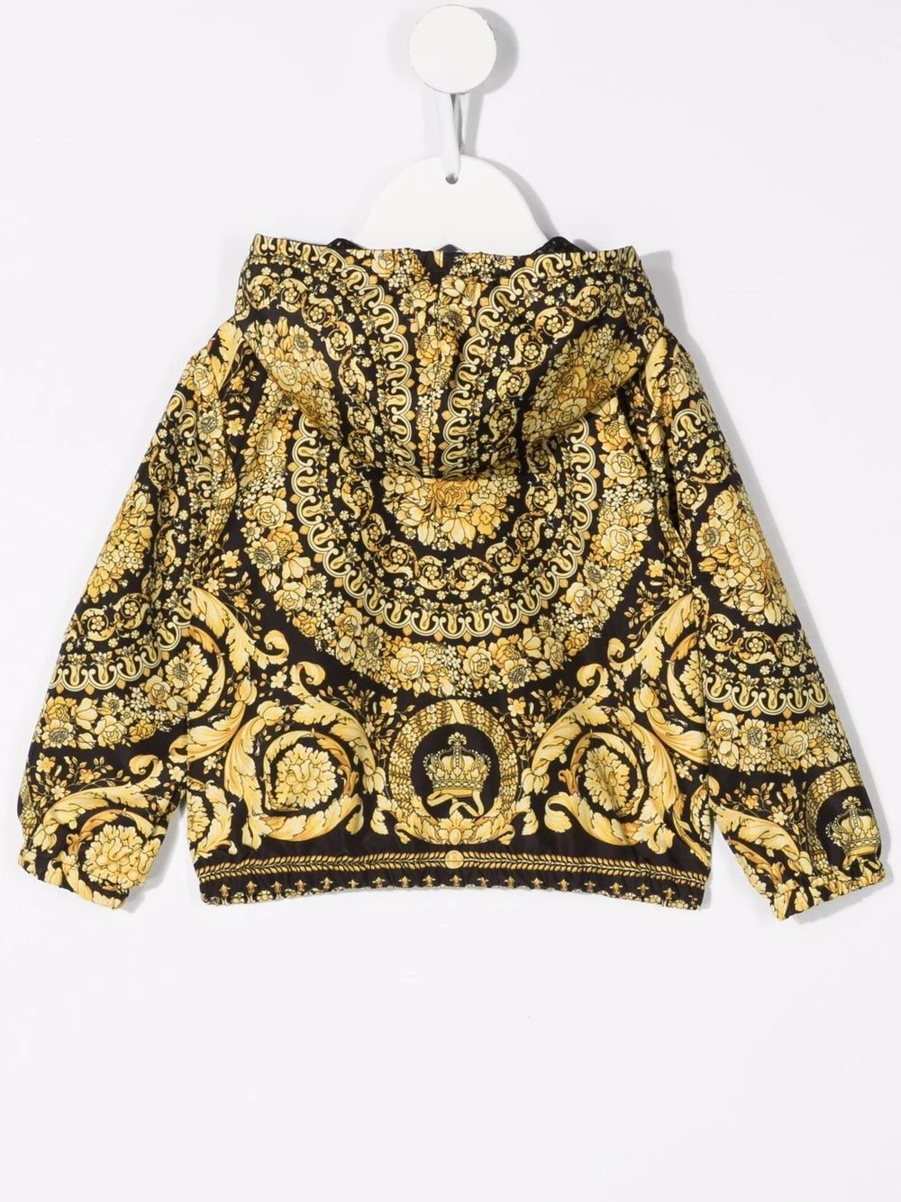 Børn Versace Kids Jakke Med Hætte Og Baroktryk 2 Børn Versace Kids Jakke Med Hætte Og Baroktryk - Image 2