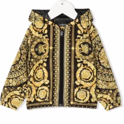 Børn Versace Kids Jakke Med Hætte Og Baroktryk