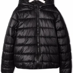 Børn Balmain Kids TEEN Frakke Med Hætte Og Logotryk