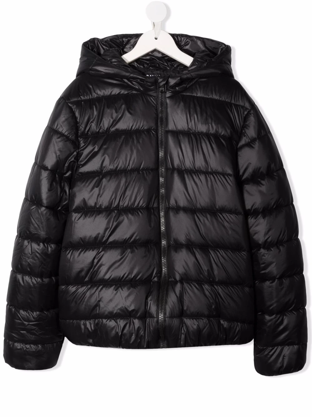 Børn Balmain Kids TEEN Frakke Med Hætte Og Logotryk 1 Børn Balmain Kids TEEN Frakke Med Hætte Og Logotryk