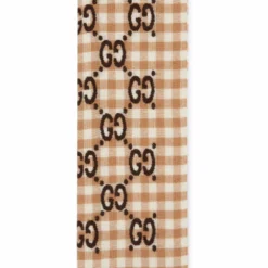 Børn Gucci Kids Tørklæde I Jacquard Med GG-logo