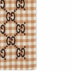 Børn Gucci Kids Tørklæde I Jacquard Med GG-logo -Stella shop 17526371 36437592 1000