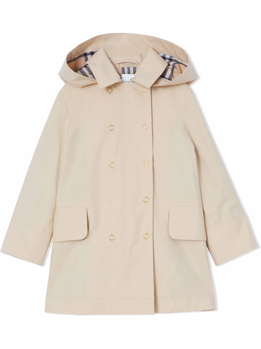 Børn Burberry Kids Trenchcoat Med Hætte 1 Børn Burberry Kids Trenchcoat Med Hætte