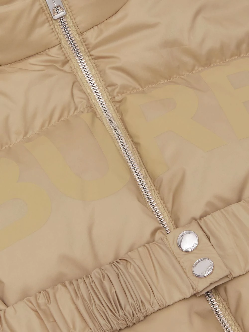 Børn Burberry Kids Dunfrakke Med Aftagelig Hætte Og Horseferry-tryk 4 Børn Burberry Kids Dunfrakke Med Aftagelig Hætte Og Horseferry-tryk - Image 4