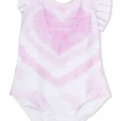 Børn Givenchy Kids Badedragt Med Flæser Og Hjertetryk