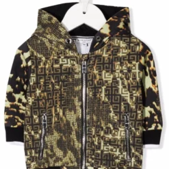 Børn Givenchy Kids Jakke Med 4G-motiv Og Dyretryk