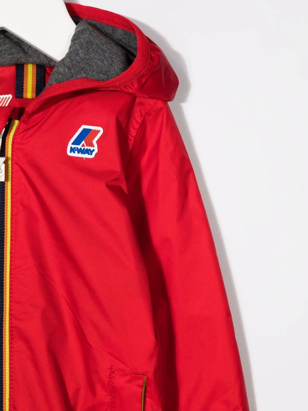 Børn K Way Kids Jakke Med Hætte Og Lynlås 3 Børn K Way Kids Jakke Med Hætte Og Lynlås - Image 3