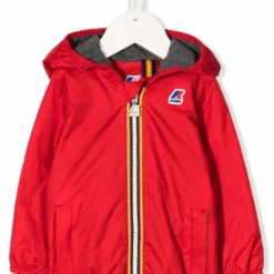 Børn K Way Kids Jakke Med Hætte Og Lynlås