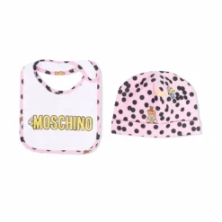 Børn Moschino Kids Hat-sæt Med Minion Teddy Bear-tryk