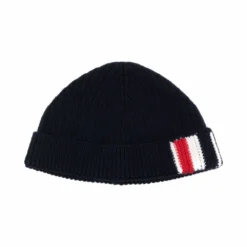 Børn Thom Browne Kids Ribstrikket Hue