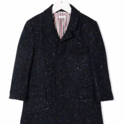 Børn Thom Browne Kids Chesterfield Overfrakke