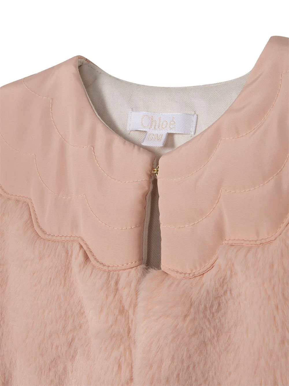Børn Chloé Kids Vest I Imiteret Pels 1 Børn Chloé Kids Vest I Imiteret Pels