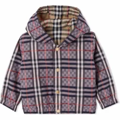 Børn Burberry Kids Vintage-ternet Vendbar Jakke