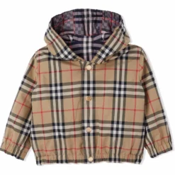 Børn Burberry Kids Vintage-ternet Vendbar Jakke -Stella shop 17917658 37836406 1000