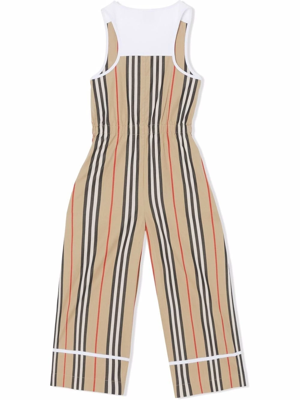 Børn Burberry Kids Jumpsuit Med Icon-stribe 2 Børn Burberry Kids Jumpsuit Med Icon-stribe - Image 2