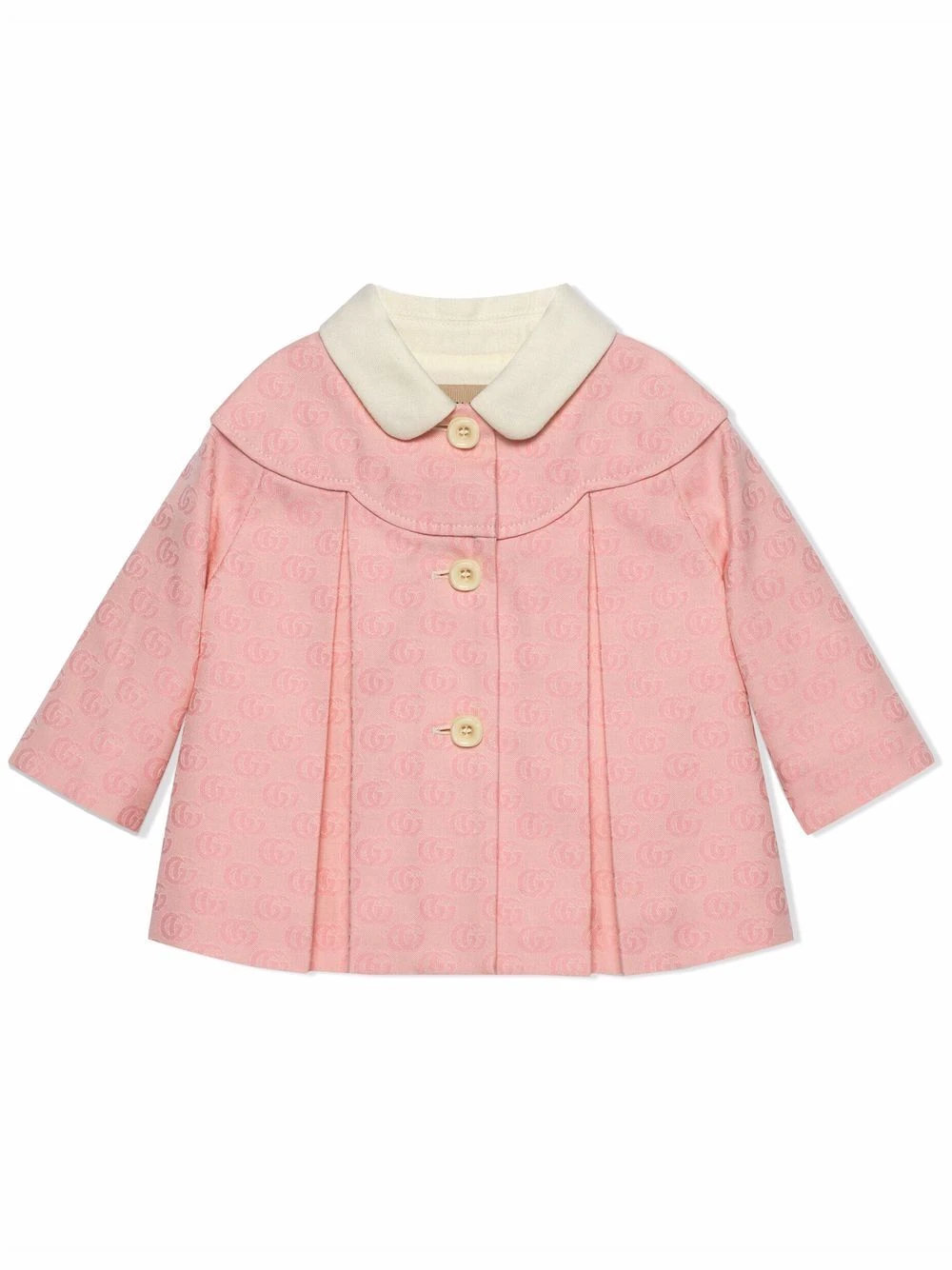 Børn Gucci Kids Frakke Med Dobbelt G-krave 1 Børn Gucci Kids Frakke Med Dobbelt G-krave