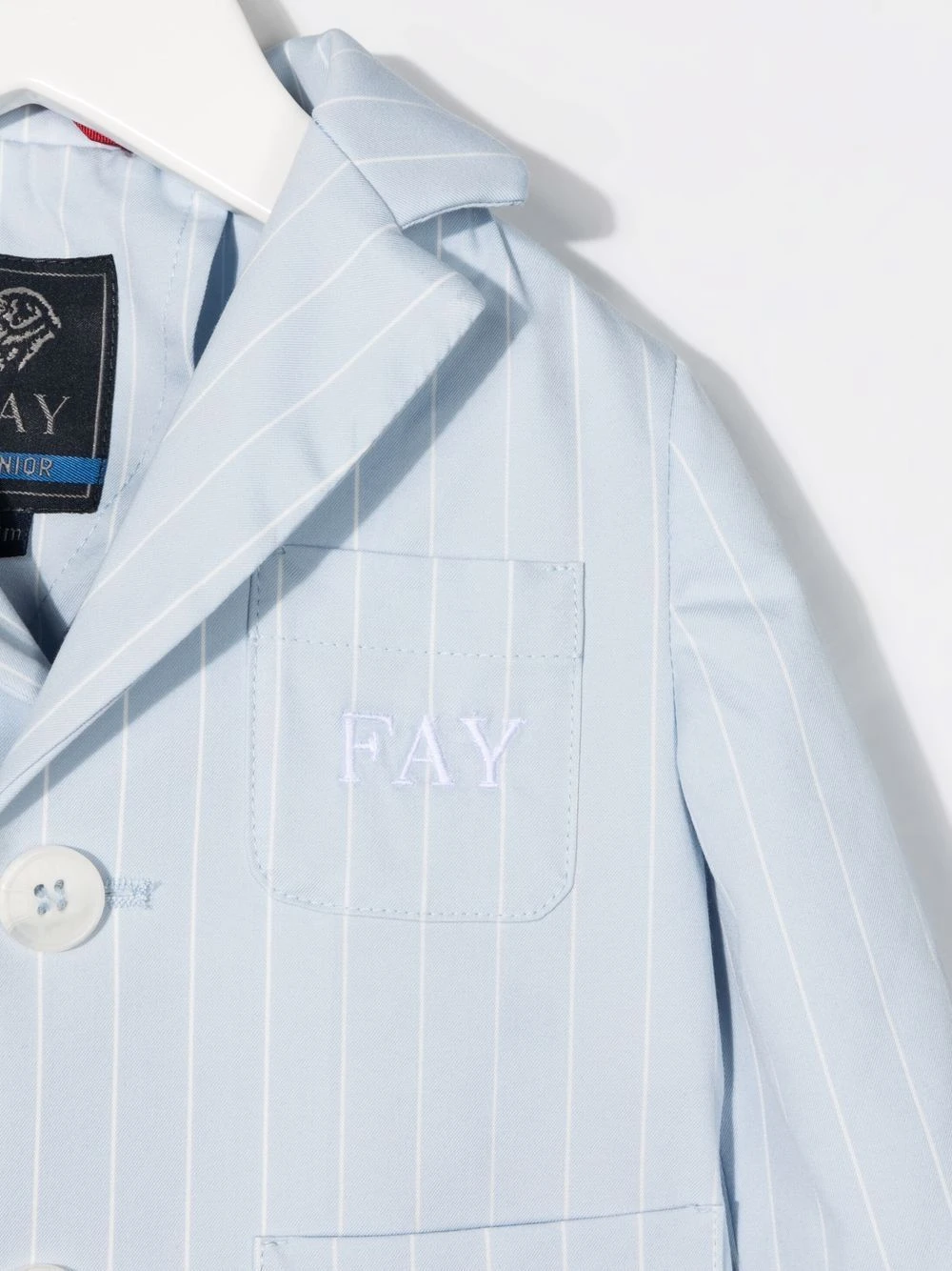 Børn Fay Kids Stribet Blazer Med Logo 3 Børn Fay Kids Stribet Blazer Med Logo - Image 3