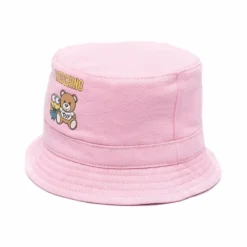 Børn Moschino Kids Minion-Teddy Bøllehat Med Logotryk