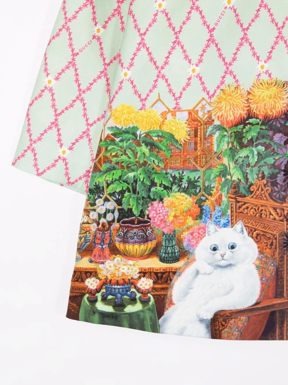 Børn Gucci Kids Frakke Med Kattetryk 3 Børn Gucci Kids Frakke Med Kattetryk - Image 3