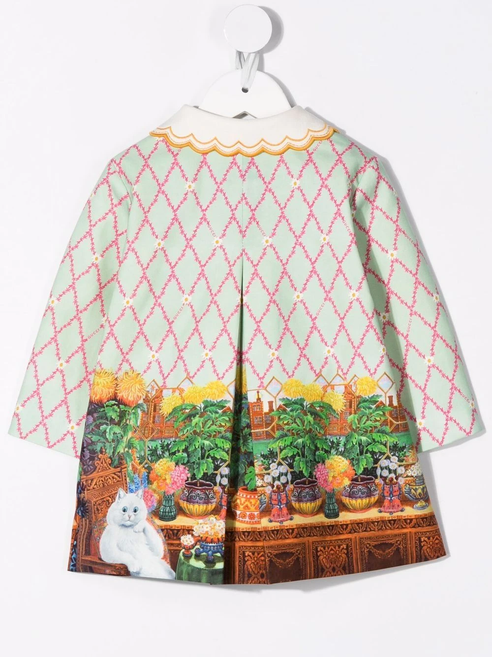 Børn Gucci Kids Frakke Med Kattetryk 2 Børn Gucci Kids Frakke Med Kattetryk - Image 2