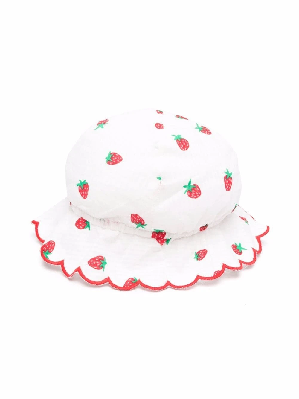 Børn Stella McCartney Kids Kasket Med Jordbærtryk 1 Børn Stella McCartney Kids Kasket Med Jordbærtryk