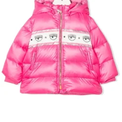 Børn Chiara Ferragni Kids Dunfrakke Med Logokant
