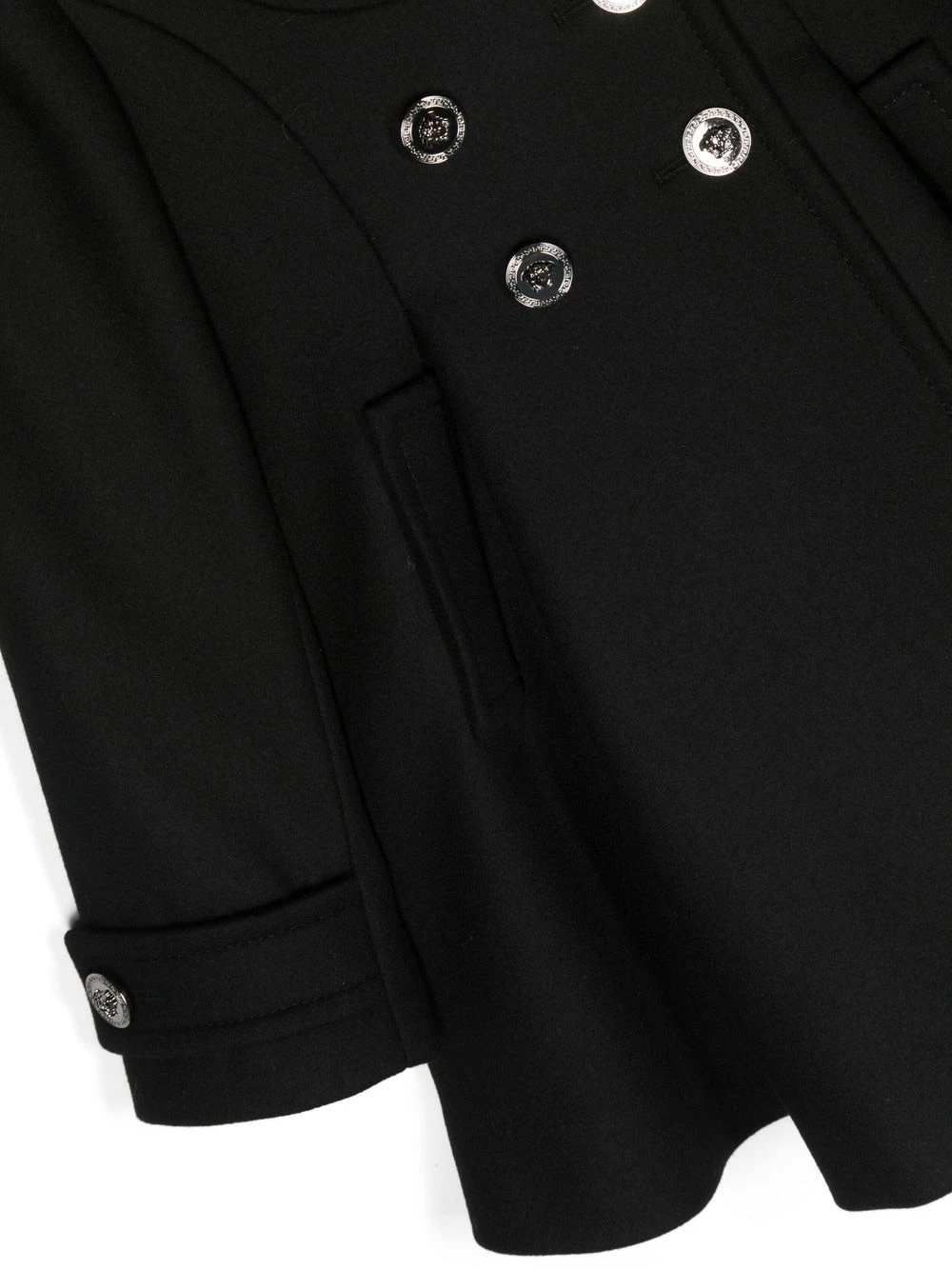 Børn Versace Kids Dobbeltradet Medusa Frakke 3 Børn Versace Kids Dobbeltradet Medusa Frakke - Image 3