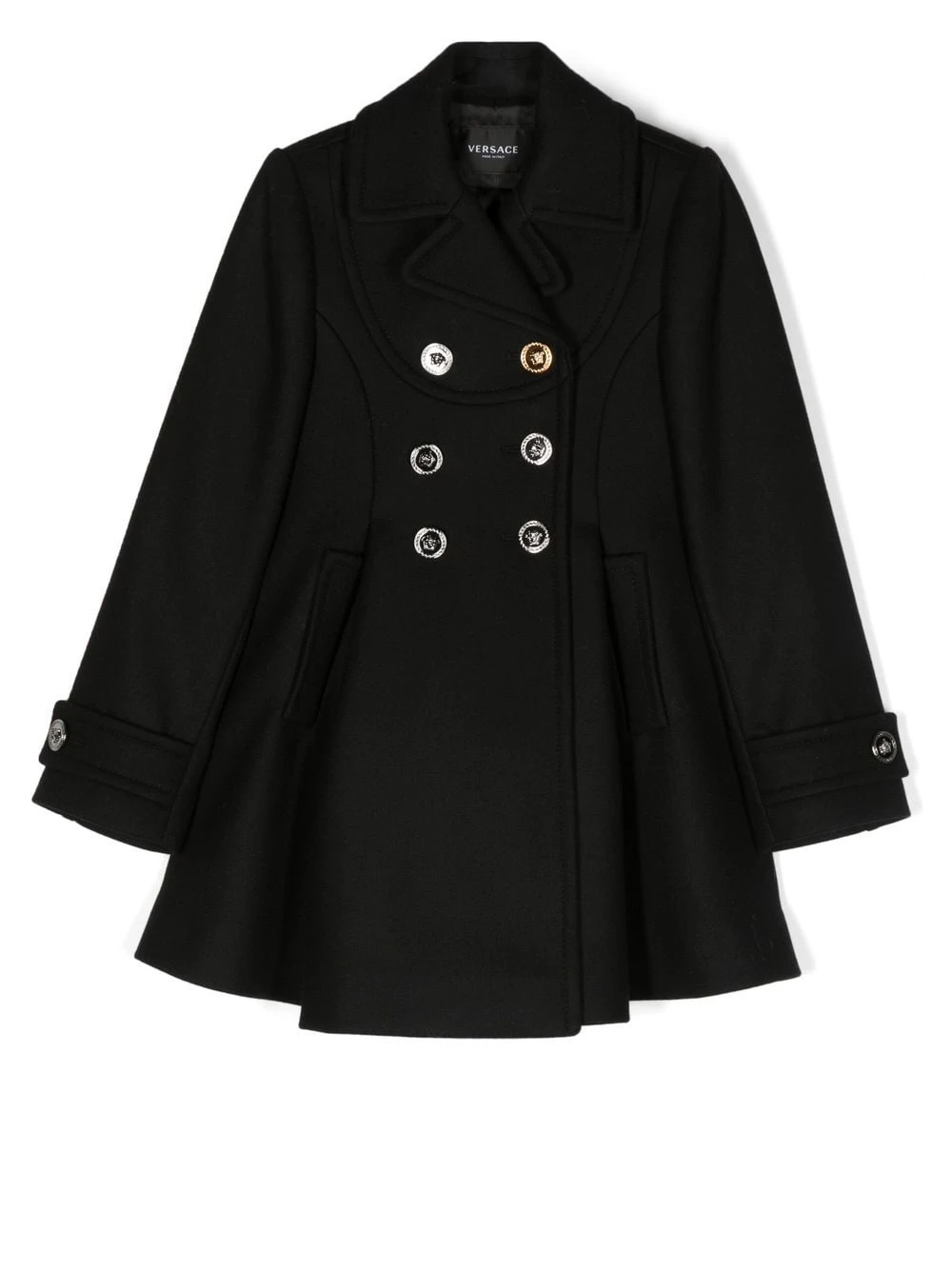 Børn Versace Kids Dobbeltradet Medusa Frakke 1 Børn Versace Kids Dobbeltradet Medusa Frakke