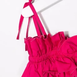 Børn MSGM Kids Jumpsuit Med Lige Ben Og Flæser -Stella shop 18253854 38905843 1000