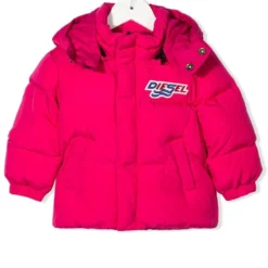 Børn Diesel Kids Dunjakke Med Logomærke