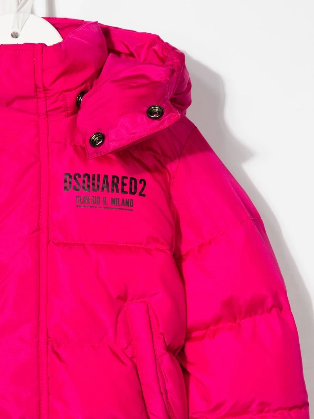 Børn Dsquared2 Kids Dunjakke Med Hætte Og Logotryk 3 Børn Dsquared2 Kids Dunjakke Med Hætte Og Logotryk - Image 3